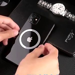 Universal Wireless Charger Magnetic Metal Plate Ring Stickers Phone Magnet Iron Sheet Holder Ultra Thin Mag-safe Magnetic Plate Ring Magnetic Car Phone Holder