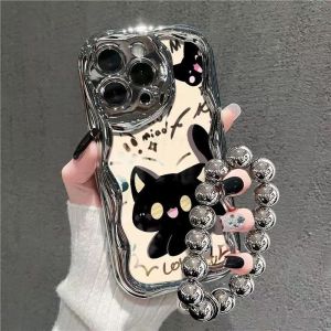 Anti-Fall Electroplated Cartoon Phone Case for Honor 100PRO 90GT Straight Screen Version X50i V40 Youth Edition Shockproof Magic6Pro