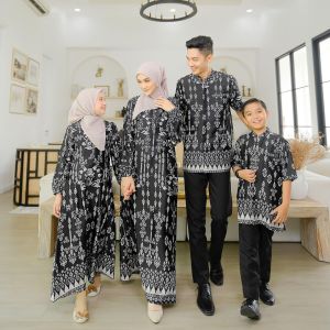 Couple Baju Sarimbitan Keluarga Silk Premium Terbaru 2024 Couple Family Set Gamis Koko Ayah Ibu Anak 2-12 Tahun Couple Pasangan Seragam Kondangan Kekinian Busui Couple Keluarga Baju Muslim Lebaran
