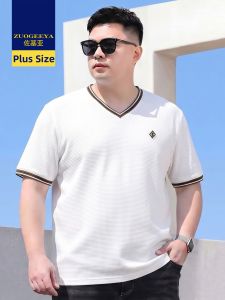 Zuogeeya | Slim Fit Casual V-Neck Short Sleeve T-Shirt