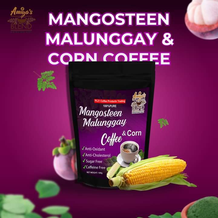 Mangosteen, Malunggay & Corn Coffee 100g ( Pure Organic & Natural ...