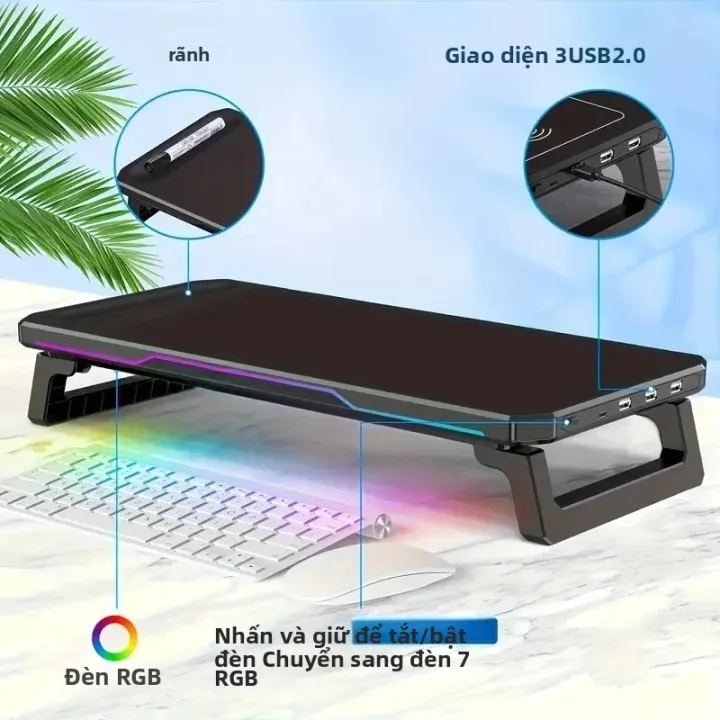 Giá Đỡ Màn Hình ITLY RGB Với 3 Cổng USB Để Truyền Dữ Liệu Và Sạc - Giá ...