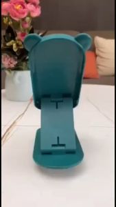 Cute mobile phone stand desktop ipad stand foldable portable hand rack universal卡通手机支架