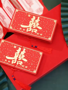 2025 CNY Hong Bao 红包 Fold Foldable Red Packet Angpao