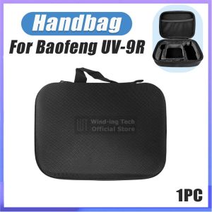UV-9R Ham Radio Handbag Carrying Case For Protect Intercom Black Storage Box For UV-9R Plus UV-98 UV-68 UV-9G R760 Walkie-Talkie