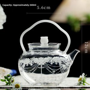 JISU | New Design Glass Teapot With Filter