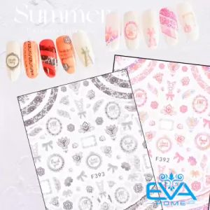 Miếng Dán Móng Tay 3D Nail Sticker Hoa flower Collection Hoạ Tiết Hoa Ren Lace Nghệ Thuật F392 / F393
