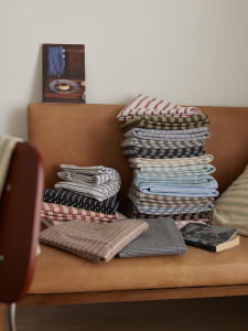 Pure Cotton Knitted Pillowcase Japanese Simple Striped Single Person Khadi Cotton Pillowcase Special Price Pair Buy Two