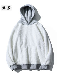 เสื้อสเวตเตอร์คอวีสีเทาหลวมๆ สำหรับผู้ชาย ฤดูใบไม้ร่วง/ฤดูหนาว เสื้อคลุมกันหนาวแบบลำลอง ทรงหลวมๆ ทรงหลวมๆ สำหรับผู้ชาย