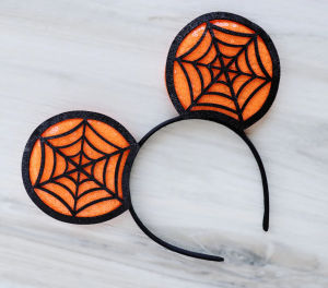 Disney | Disney Halloween Ghost Mickey Mouse Ears Headband Cosplay Cartoon Sequin Hairband Pumpkin Decoration Kids Party Hair Accessories