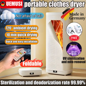 OB TECH 1000W Clothes dryer Home model sterilizing and de-mite portable dryer mini dryer small collapsible electric dryer with drying bag suitable for travel RV and apartments 衣物烘干