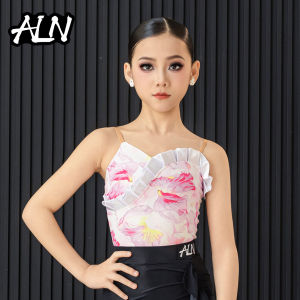 AILANGNA | Child Halter Latin Dance Outfit Set