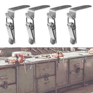 【On Sale】Spring Loaded Toggle Lock Clasp Buckle Latch for Cabinet Boxes Suitcase