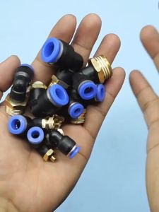 Fitting Slip Lock Elbow L Drat Luar Male Drat MPL Sliplock PL Male 6mm 8mm 10mm