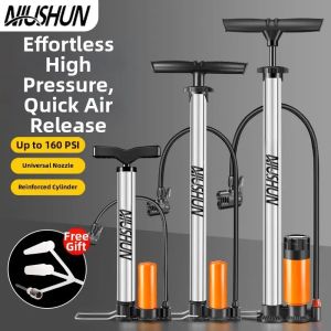 Portable Pressure Gauge Bicycle Pump