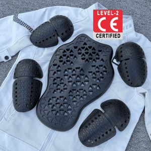 Motorcycle Jacket Insert Protector CE Level 2 Certified Thicken Elasticity Back Spine Protective Pad Rider Armor Coat Accessorie
