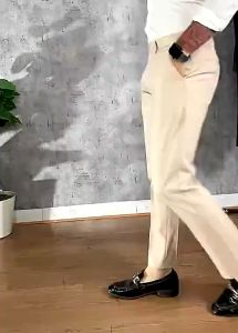 Quần dài nam GOZIN dáng baggy co giãn đàn hồi vải công nghệ mới chống nhăn mềm mịn -JA34