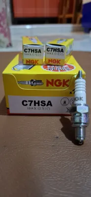 Busi NGK C7HSA( Harga 1 kotak isi 10 pcs)drat pendekGrandsupra fitvegajupitermiosmashshogun