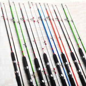 Yu Craftsman Workshop Glass Steel Fishing Rods: Hard Handle Straight Casting Fishing Rods with Anchor Interface