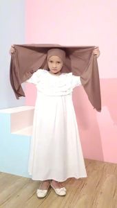 HIJAB PASHMINA ANAK INNER BANDO OVAL JERSEY / HIJAB TERBARU PASMINA ANAK INNER JERSEY BANDO / PASHMINA ANAK OVAL BANDO USIA 3-12THN