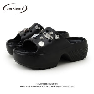 รองเท้าแตะพื้นหนาสำหรับผู้หญิงในช่วงฤดูร้อน รองเท้าแตะแบบสวมลำลองสำหรับใส่ในบ้าน รองเท้าแตะแบบสวมส้นแบน พื้นนุ่ม รองเท้าแตะส้นแบนสำหรับผู้หญิง