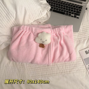 Váy Tắm Nhung San Hô Dễ Thương Nhanh Khô Dày Thấm Hút Cho Nữ Dùng Tại Nhà Mùa Hè Không Rụng Lông Cho Cặp Đôi Học Sinh