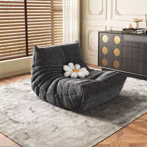 lron Poetry.PH Lazy Sofa Breathable Student Dormitory Backrest Chair Balcony Bedroom & Living Room
