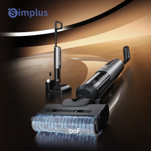 Simplus Wet Dry Vacuum Cleaner 21000Pa丨180° Flat Reach丨Self-Cleaning丨Pembersih Lantai Basah Kering XDJH005