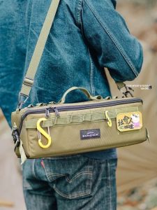 SUNDICK กันน้ำทนต่อการสึกหรอไหล่พกพาค้อนเล็บกระเป๋าถือกลางแจ้งแคมป์ปิ้งเครื่องมือกระเป๋า