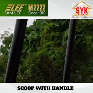 SYK Samlee B0201 B0203 Scoop With Handle Gardening Tools Outdoor Penggali Lubang Kebun Tanah Hulu Besi