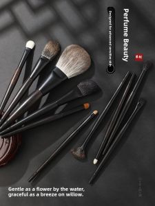 QINZHI | Super Soft Eye Makeup Brush Set 10 Pieces