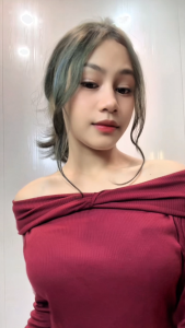 Atasan Sabrina rib Knit Wanita Lengan Panjang/Zollaris