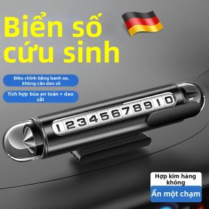 XIAXIU | Búa Hiển Thị Số Điện Thoại Đỗ Xe Biển Số