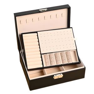 EPH Two Tier Leather Jewelry Organizer SPH-5