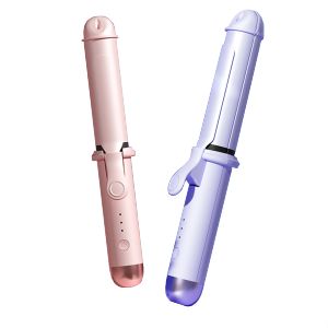 Riwa Mini Curling Iron 30มม. ม้วนและตรงแบบ Dual ใช้ Nut Oil Coating Hair Care 3 Speeds อุณหภูมิควบคุม Curl Curler