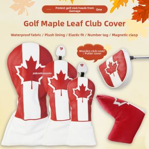 Dominant | Waterproof L Shaped Semi-circle Putter Cover PU Plush Interior
