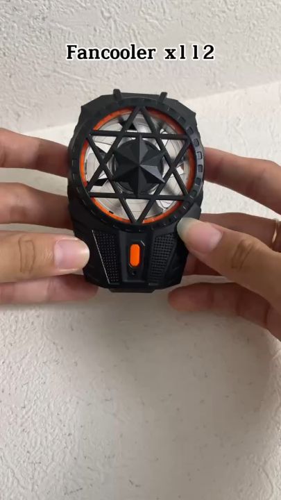 【New Upgrade】NETPAC Wireless Funcooler X112 Fan Cooler Built-in 500mAh Battery Radiator RGB Original