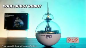CONUSEA | Sci Fi Reconnaissance Robot Ball Remote Control Programmable Building Blocks Assembly Brick Model Smart Electronic Toy Gifts