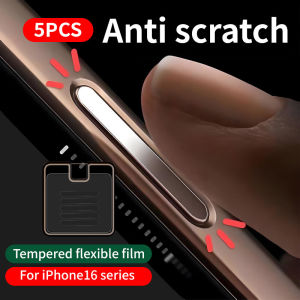5PCS Camera Button Tempered Glass Film For iPhone 16 Pro Max 16 16 Plus 16+ 16 Pro iPhone 16Pro Max Clear Side Border camera control Sticker