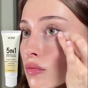 Kem Dưỡng Mắt Làm Săn Chắc Tức Thì 5 Trong 1 Dành Cho Nam Và Nữ Caffeine Dầu Jojoba Axit Hyaluronic Polyphenol Peptide Dưỡng Ẩm Chống Lão Hóa Giảm Bọng Mắt 10g