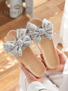 New 2025 Women's Linen Slip-On Slippers: Home & Outdoor Comfort