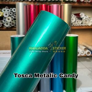 skotlet motor metalik candy super glossy kualitas premium bahan tebal lentur mudah dipasang