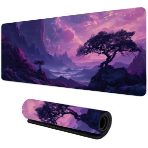 Tấm Lót Chuột Chơi Game Silicon Cỡ Lớn Chống Trơn Trượt Họa Tiết Địa Hình Dành Cho Máy Tính Để Bàn