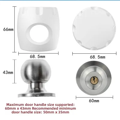 Keluojing | Circular Lock Protection Doorknob Covers