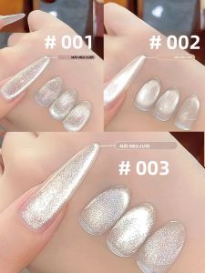 Sơn Móng Tay Gel Mắt Mèo Trắng MIANEL 10ML Hiệu Ứng Pha Lê Khô Nhanh Gốc Nước Bộ Sưu Tập 1-5 Món Năm 2025