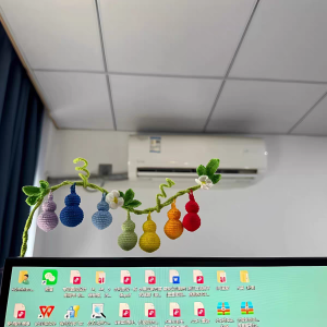 Đồ Trang Trí Bàn Làm Việc Nhiều Màu Sắc Bằng Vải PP Thủ Công DIY Trang Trí Máy Tính Quà Tặng Nhỏ Cho Người Lớn Và Trẻ Em