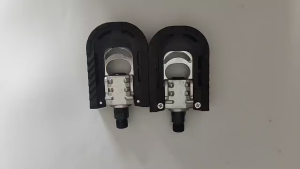 1Pair Folding Bicycle Bike Pedals 14mm Universal Aluminum Cycling Pedals With Reflective Strips