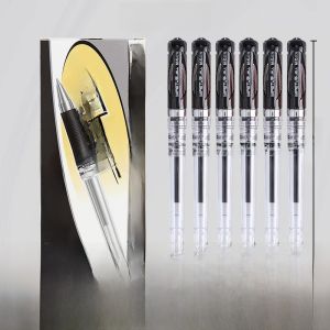 Morning Light 0.7 Medium Point Ballpoint Pen Thick Line Calligraphy Special Pen Large Capacity Water-Based Ink Exam Question Brush Pen Core