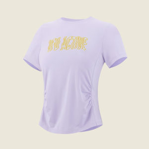 Áo Thun Thể Thao Ice Silk Kháng Khuẩn Nhanh Khô Mùa Xuân Hè Áo Thun Tay Ngắn Thể Thao Nữ Tập Luyện Chạy Bộ Yoga