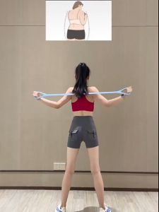 8-Shaped Chest Expander Rope Fitness Resistance Bands Yoga Gym Fitness Pulling Elastic Rope Shoulder Stretcher 弹力带 彈力帶练背